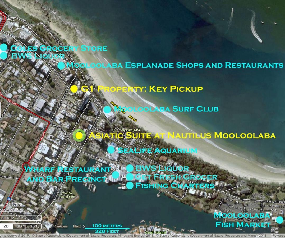 Asiatic Suite At Nautilus Mooloolaba Kültér fotó